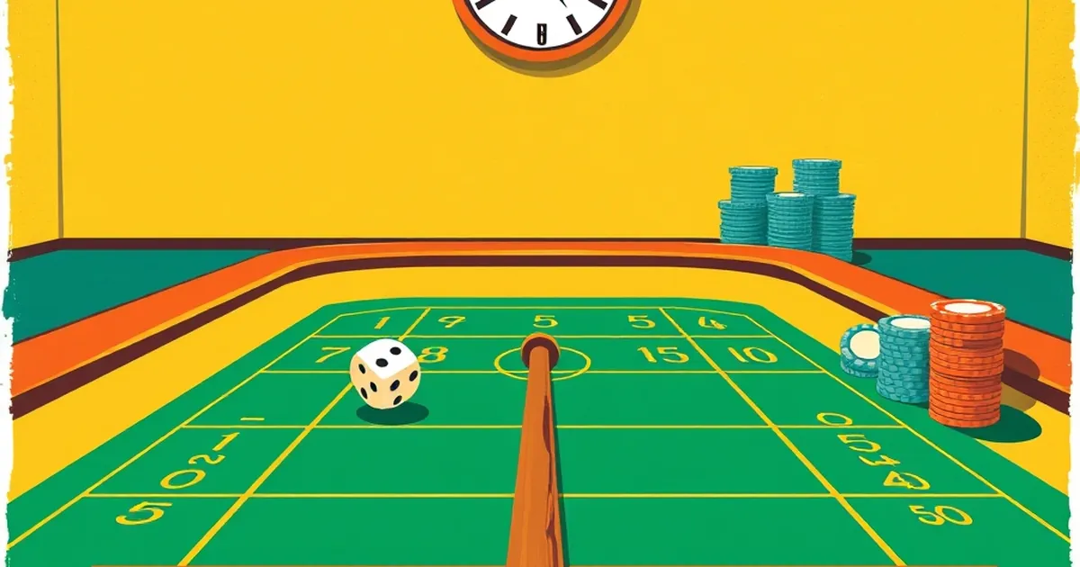 Live-Dealer Craps: Stick Calls Drift 1.9s Across Come-Out Rolls