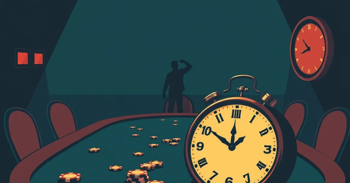 Why Variable Ratio Schedules Explain Sit-and-Go Poker Exit Timing